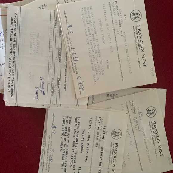 Vintage Franklin Mint miniature Fairytale Plates - Picture 13 of 13